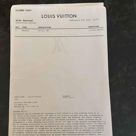 Louis Vuitton Rivoli hand bag only used a few. - Picture 9 of 9